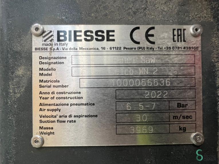Biesse Selco WN2 HOU10.942 32 18704